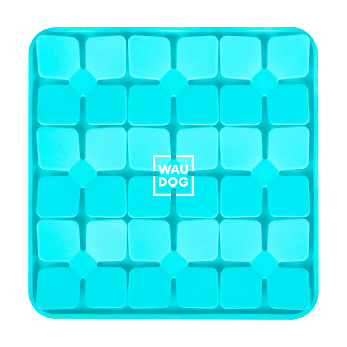 Коврик для поиска корма Waudog Silicone 205х205х17 мм Голубой (23512 Col)