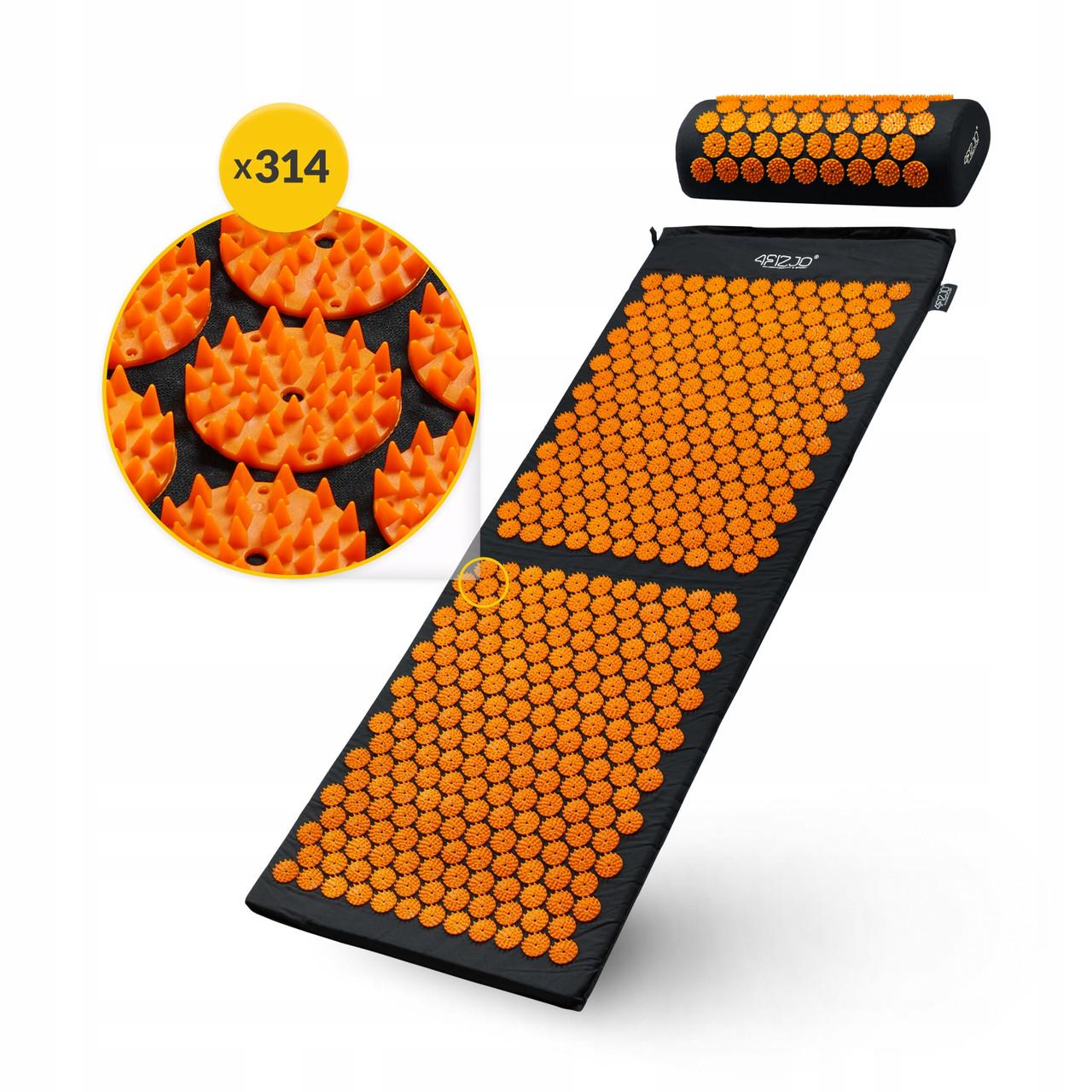 Килимок акупунктурний з валиком 4fizjo Classic Mat XL Black/Orange (P-5907222931776) - фото 11 Килимок акупунктурний з валиком 4fizjo Classic Mat XL Black/Orange (P-5907222931776) - фото 11