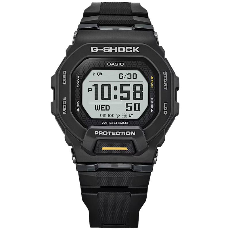 Часы мужские Casio GBD-200-1A1 мировое время серый циферблат