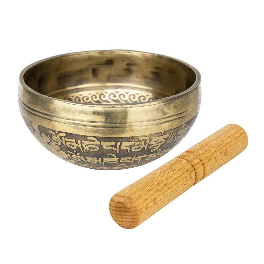 Поющая чаша Тибетская 112х112х55 мм Бронзовый (26542)