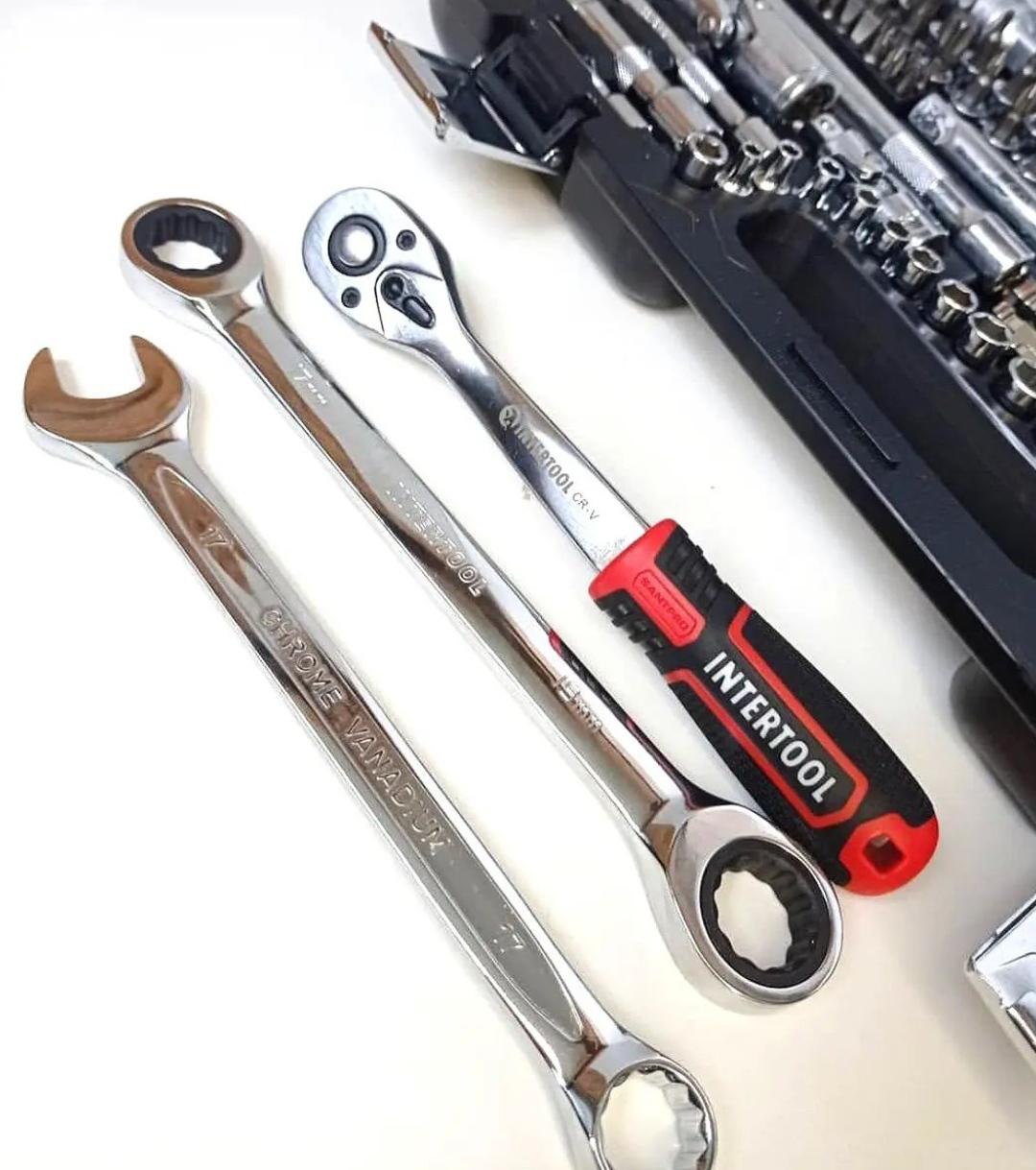 Набор инструментов  INTERTOOL профессиональный 156 пр. - фото 5