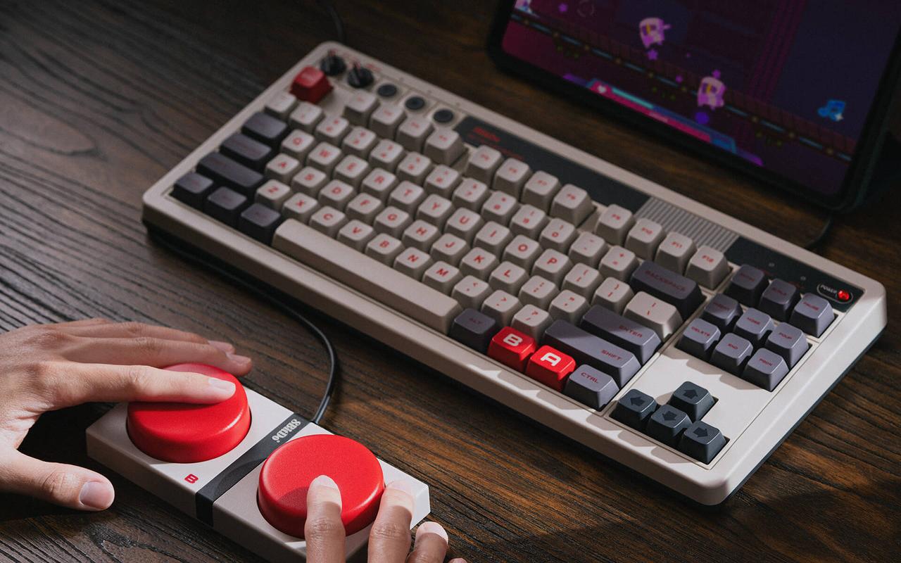 Клавиатура механическая беспроводная 8BitDo Retro Mechanical Keyboard - фото 4