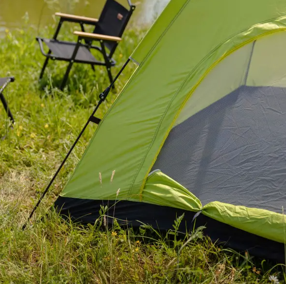 Намет туристичний двомісний 200х200х140 см Зелений (LU-019M) - фото 4