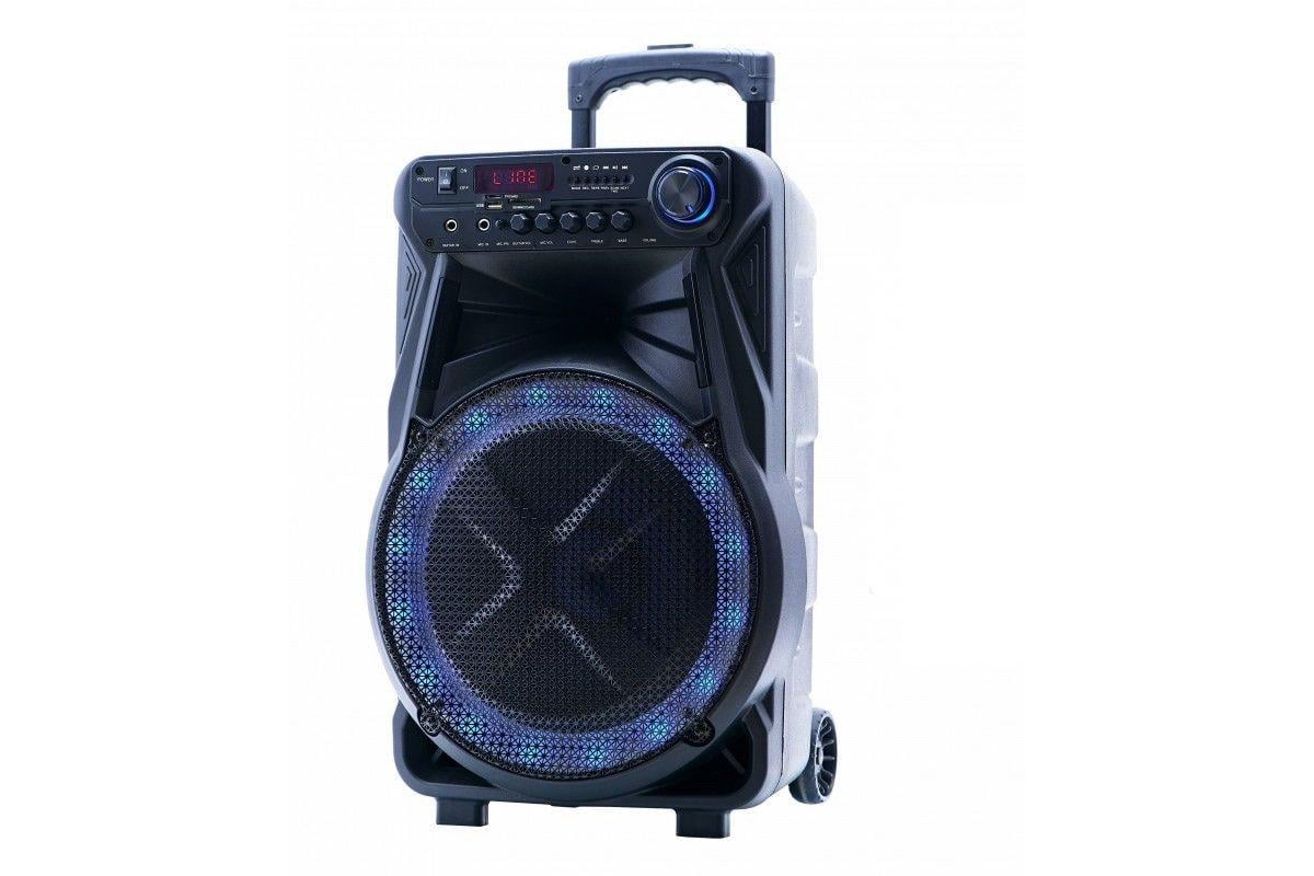 Колонка акуммуляторная Rock Music PRO 150 W 15" с радиомикрофоном (RC-1507) - фото 1