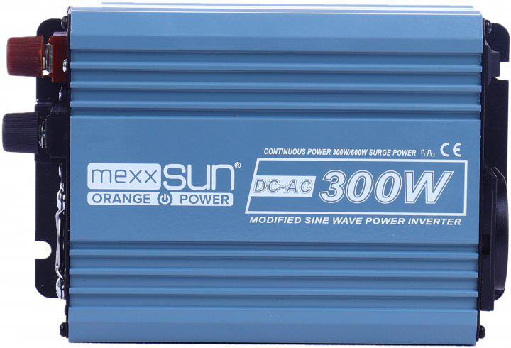 Інвертор напруги Mexxsun MXS-300 12V/220V 300W з модифікованою синусоїдою 1 Shuko клемні дроти Q12 (DR010642) - фото 3