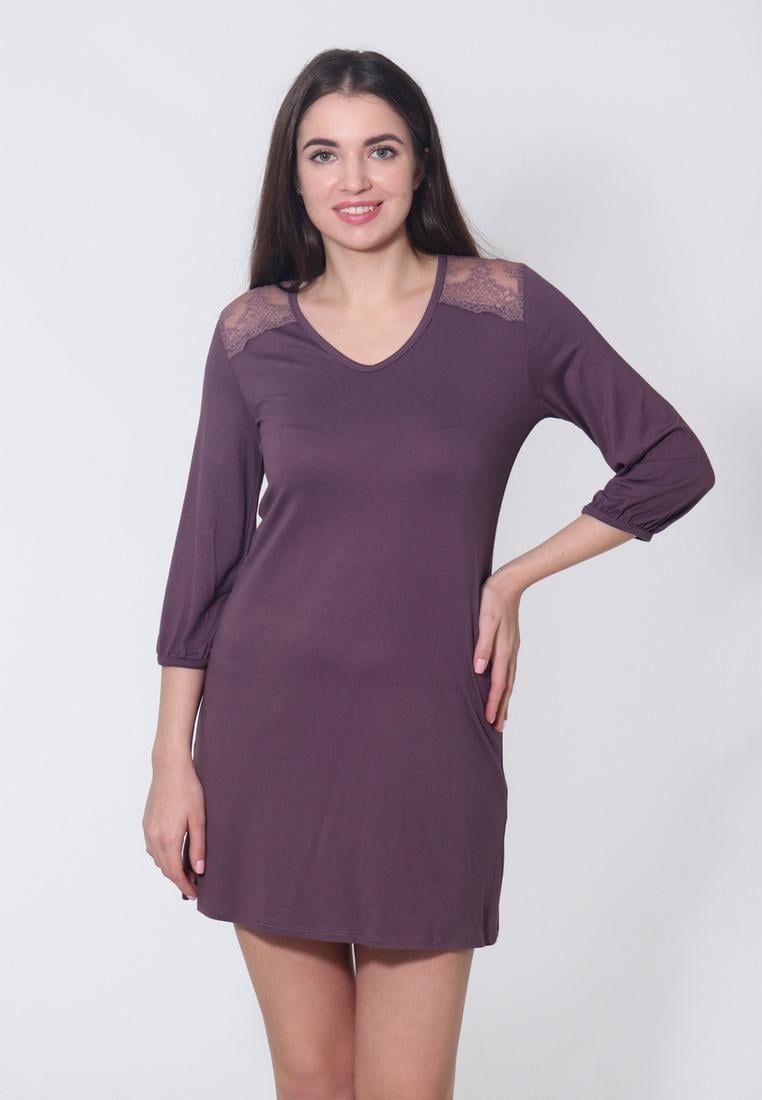 Ночная рубашка N.EL 1260-92-1 M Кофейный