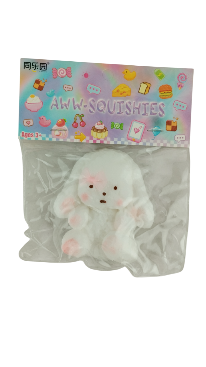 Игрушка антистресс сквиш Кролик Белый (000049)