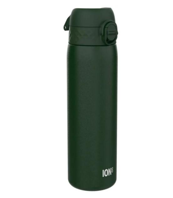Бутылка для воды металлическая ION8 Stainless Steel 600 мл Dark Green (I8SS600DGRE)