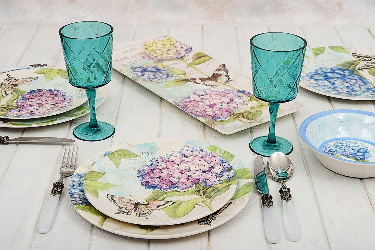 Набір келихів Certified International Алмазні грані із ромбоподібним візерунком 410 мл/4 шт. Червоний (20433-set) - фото 8 Набір келихів Certified International Алмазні грані із ромбоподібним візерунком 410 мл/4 шт. Червоний (20433-set) - фото 8