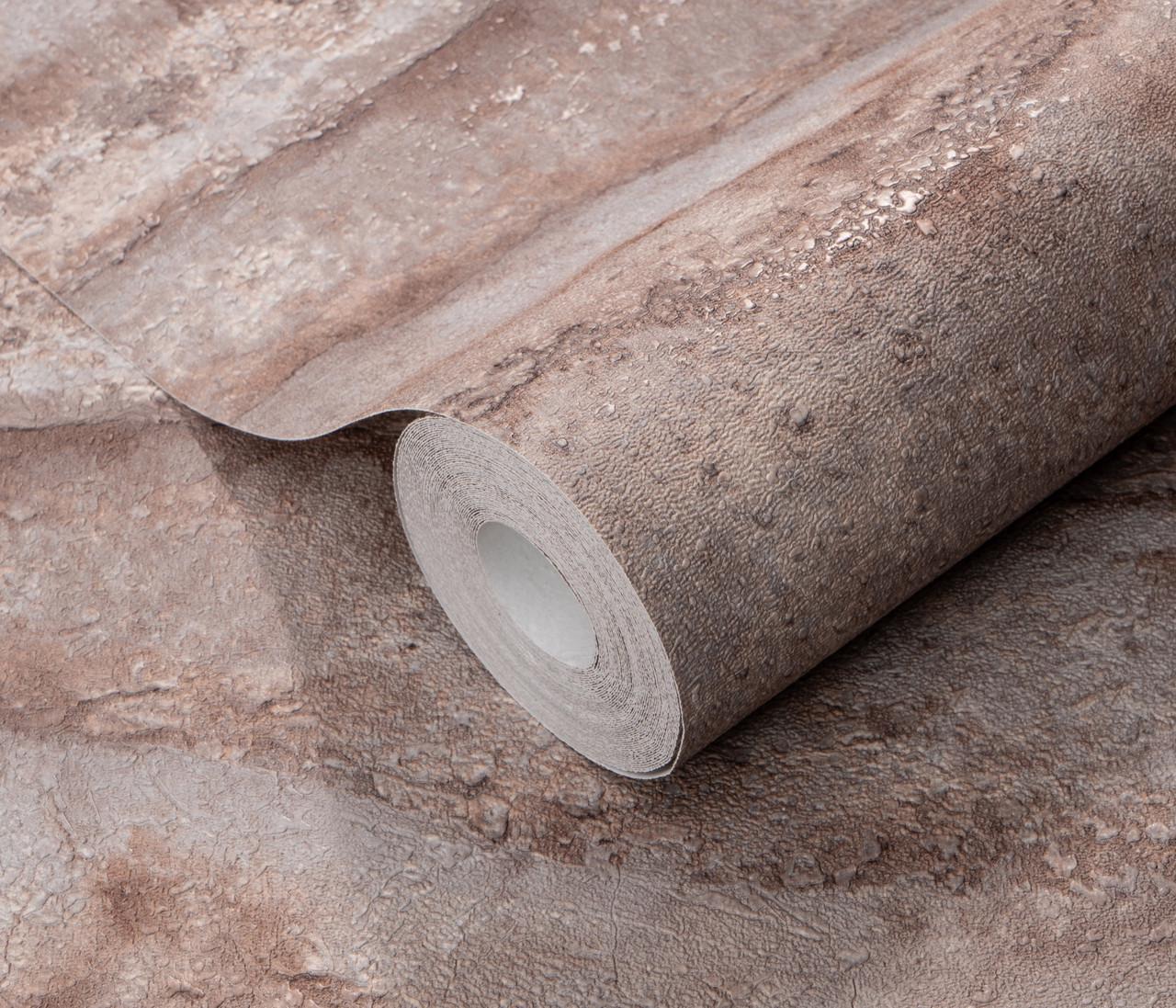 Обои флизелиновые Erismann Focus 12153-11 винил горячего тиснения 1,06х10,05 м Коричневый