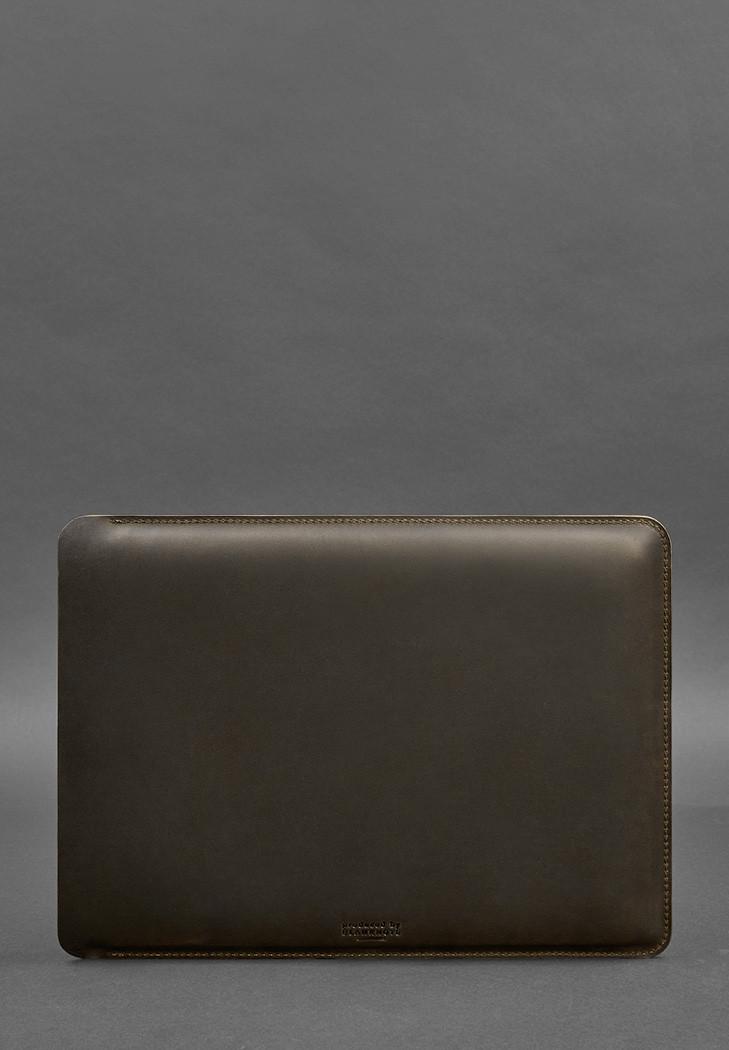 Чехол кожаный для MacBook 13" Crazy Horse Темно-коричневый (A-026834) - фото 6 Чехол кожаный для MacBook 13" Crazy Horse Темно-коричневый (A-026834) - фото 6
