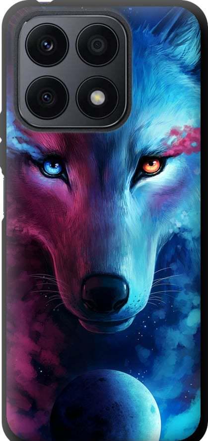 Чехол на Huawei Honor X8a Арт-волк (3999b-2963-42517)