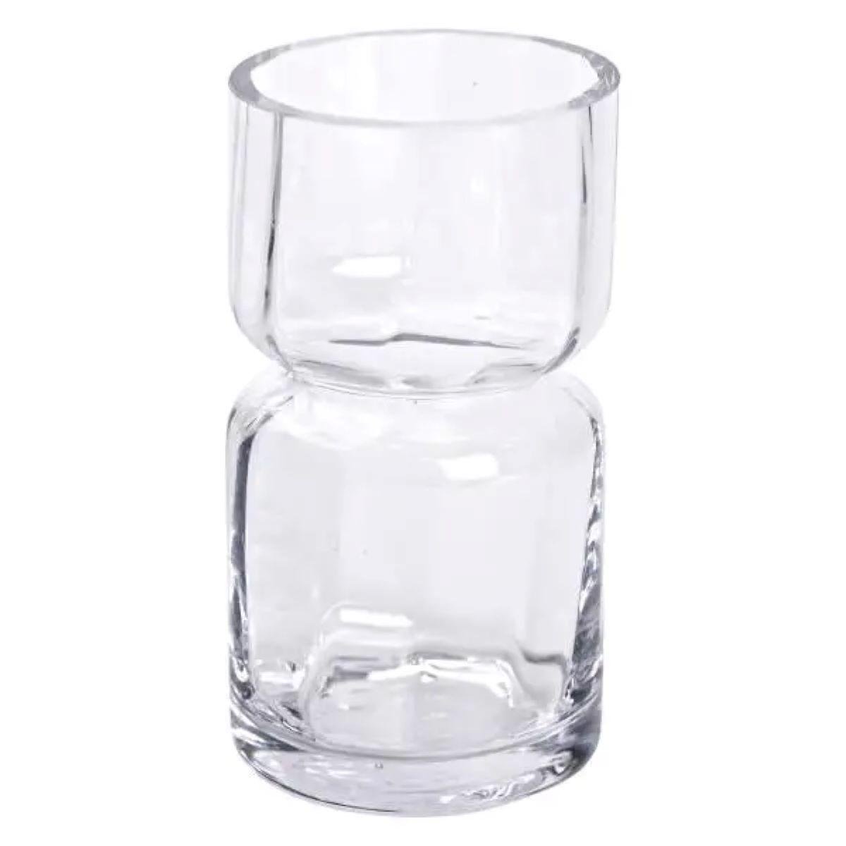 Ваза стеклянная для цветов Light House 600 мл 15 см Прозрачный (LG-20218)