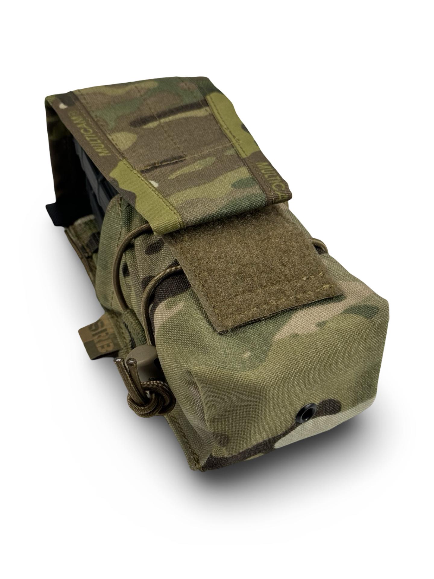 Подсумок на два магазина со съемным клапаном USA Мультикам - фото 6