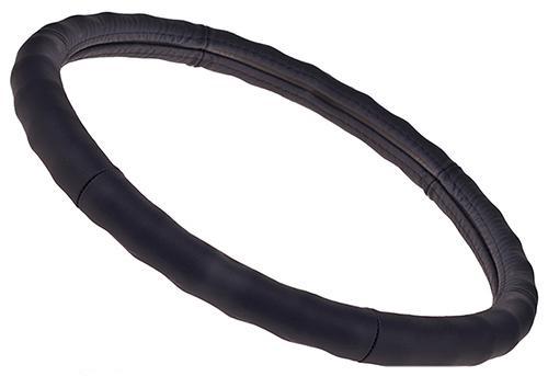 Чехол руля 2056 XXL кожа Черный