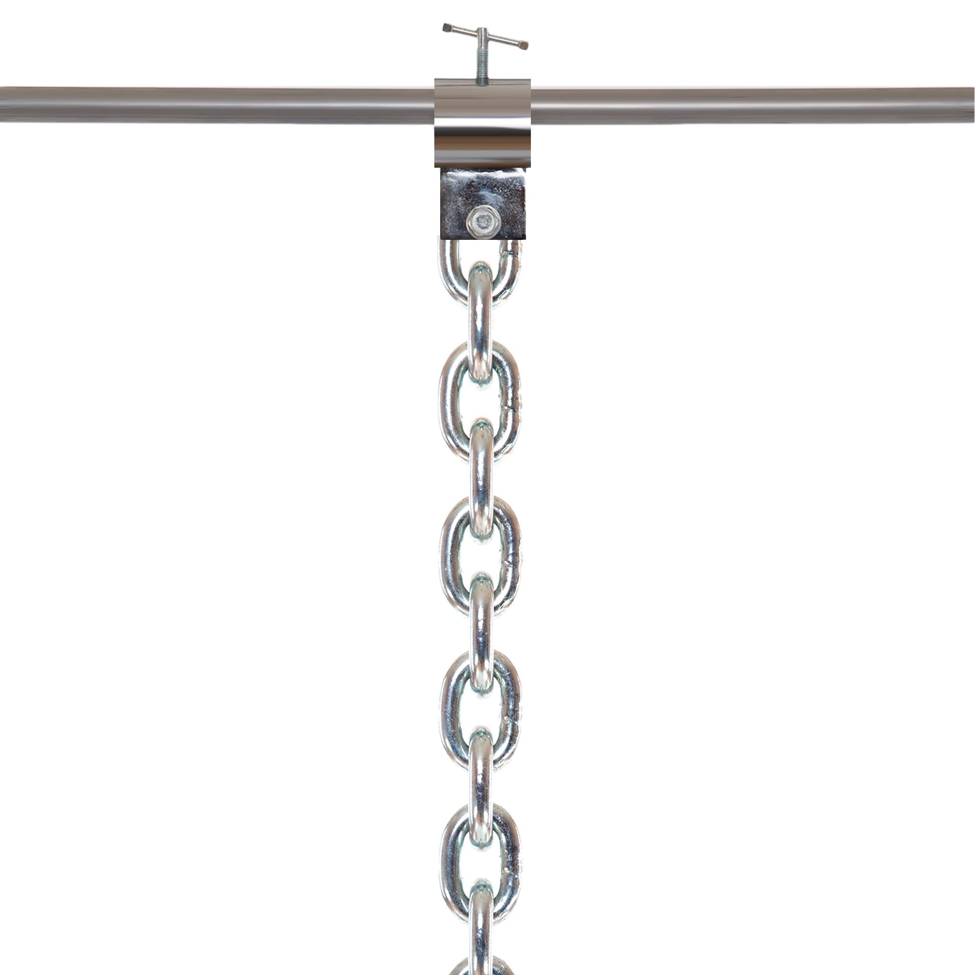 Ланцюг-обважнювач Zelart TA-7809-15 15 кг 8 м х 19 мм Хром (DR011669) - фото 7