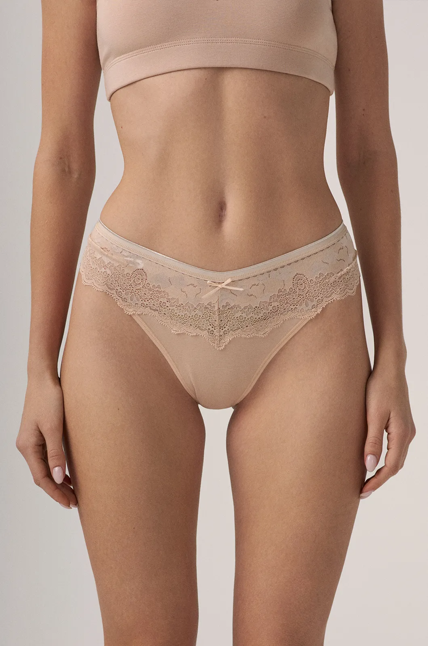 Труси жіночі Ellen CONSTANTA 306/03/01 мереживні M 2 шт. Бежевий (306/03/03MBesh) Труси жіночі Ellen CONSTANTA 306/03/01 мереживні M 2 шт. Бежевий (306/03/03MBesh)
