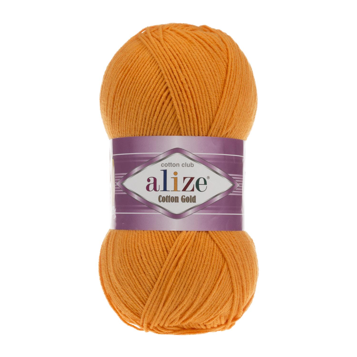 Пряжа Alize Cotton Gold 83 тыква (6439)