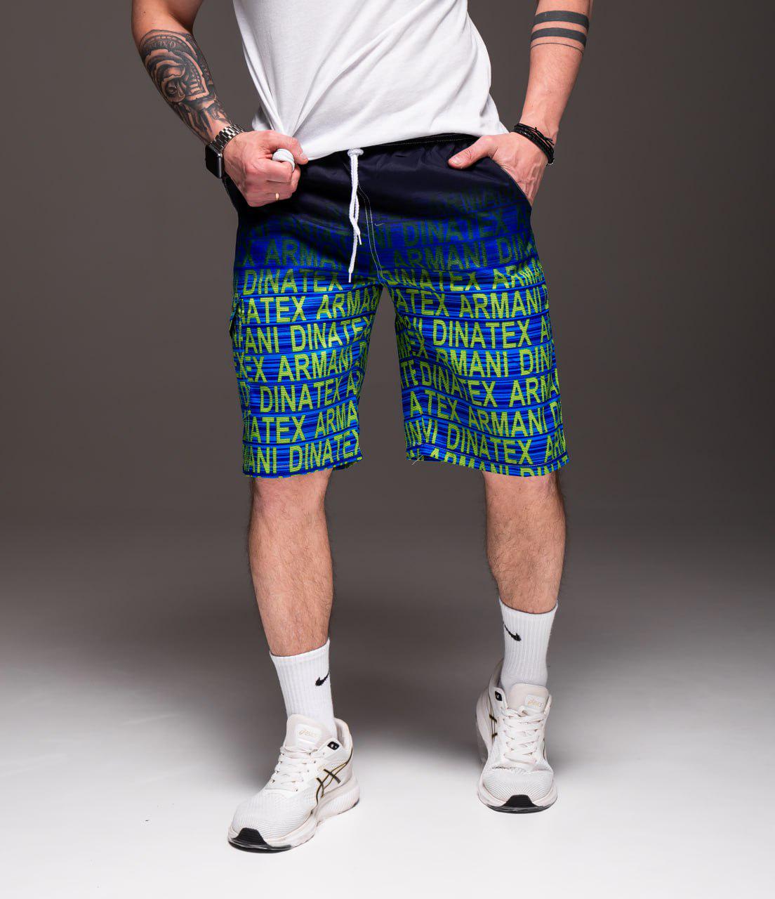 Шорты пляжные мужские XXXL Синий (2357/4) - фото 4 Шорты пляжные мужские XXXL Синий (2357/4) - фото 4