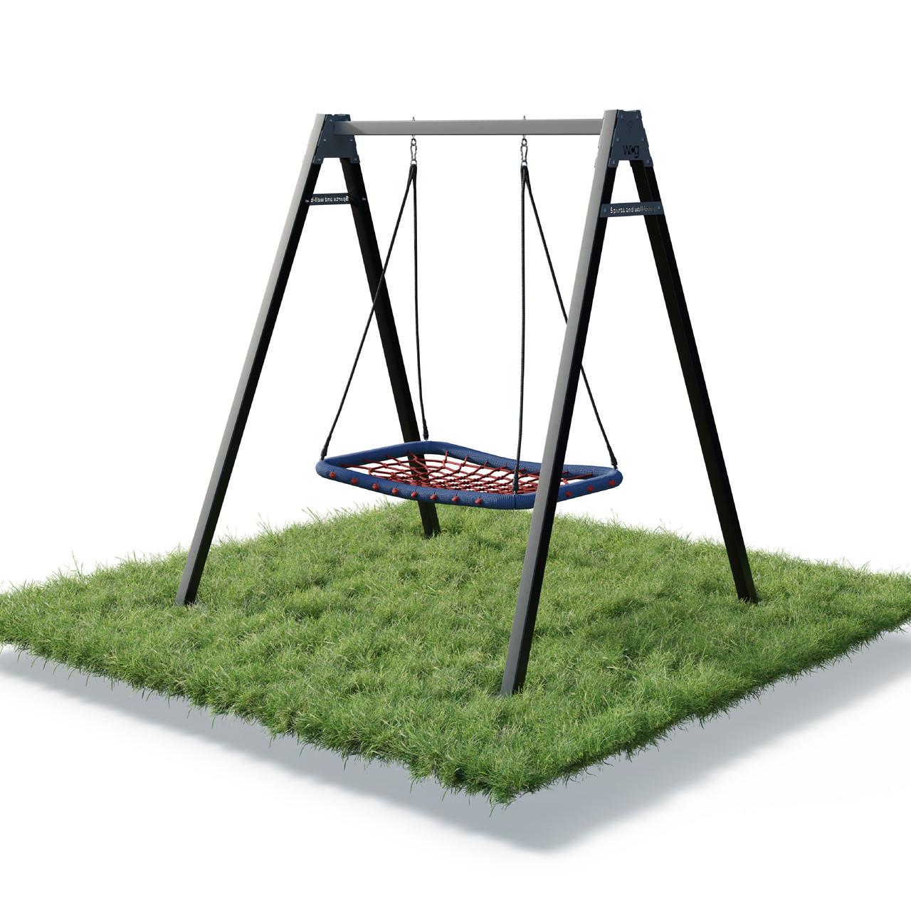 Каркас для детских качелей WCG 1 Elite Play Frame 60х60 мм/Качели Гнездо аиста прямоугольное 1200х800 мм (2599347160)