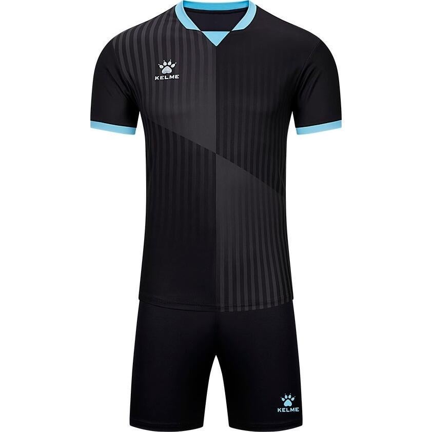 Комплект футбольної форми Kelme BRAGA II S Темно-сіро-блакитний (8551ZB11083.9000)