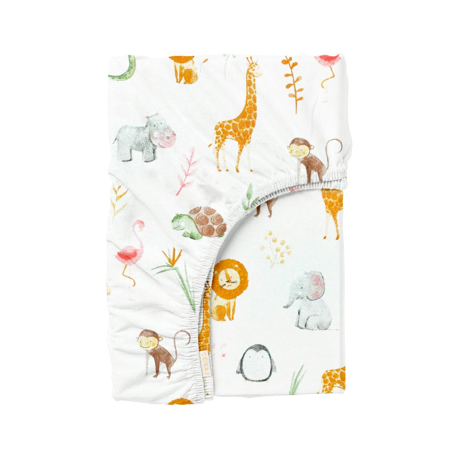 Простынь Cosas Africa Zoo на резинке 80х160 см (4822052149379)