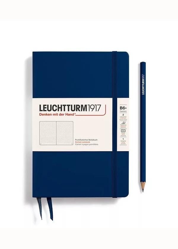 Блокнот Leuchtturm1917 Paperback B6+ точка Темно-синий (368509) Блокнот Leuchtturm1917 Paperback B6+ точка Темно-синий (368509)