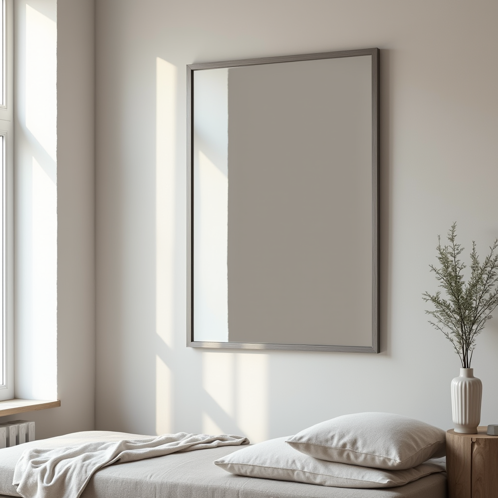 Дзеркало настінне у рамі Tobi Sho Melanie без підсвічування універсальне 800х600х20 мм