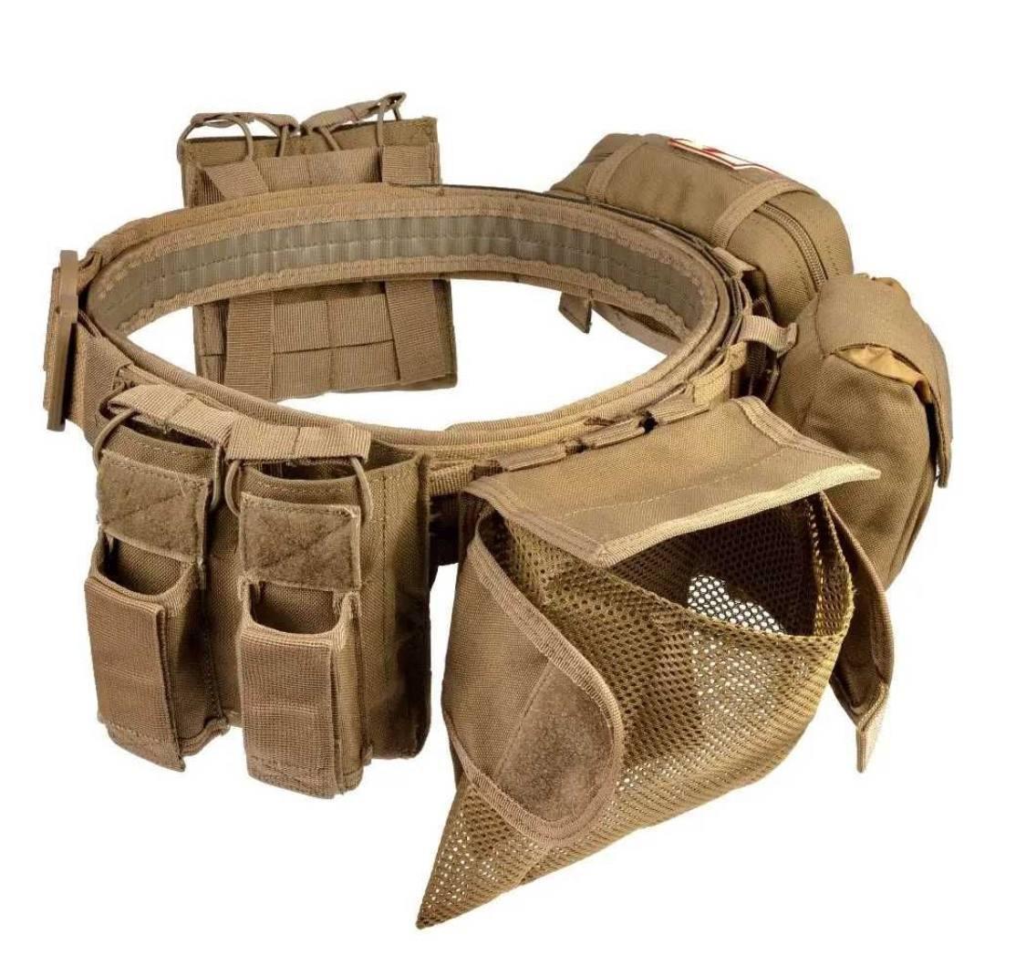 Пояс модульный Yakeda MOLLE Койот