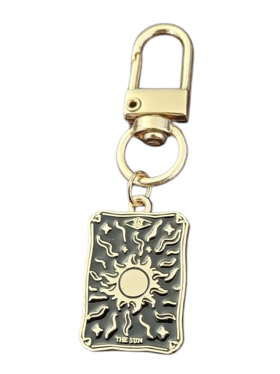 Брелок металлический Таро Солнце 60 мм Черный Брелок металлический Таро Солнце 60 мм Черный