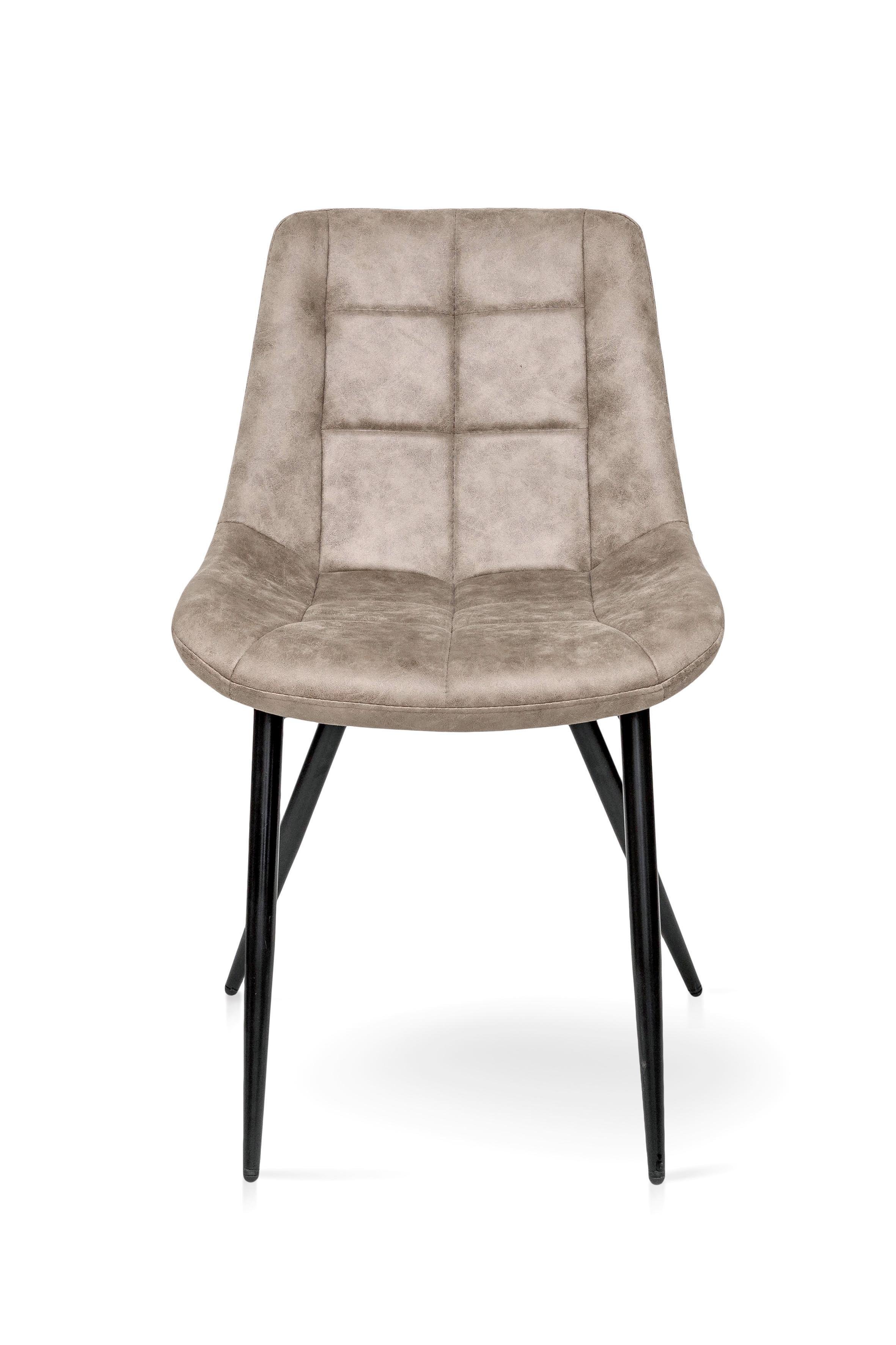 Стілець для кухні та вітальні ГРЕЙС Крокус 570х800х500 мм Чорний/Капучіно (GAА0056317)