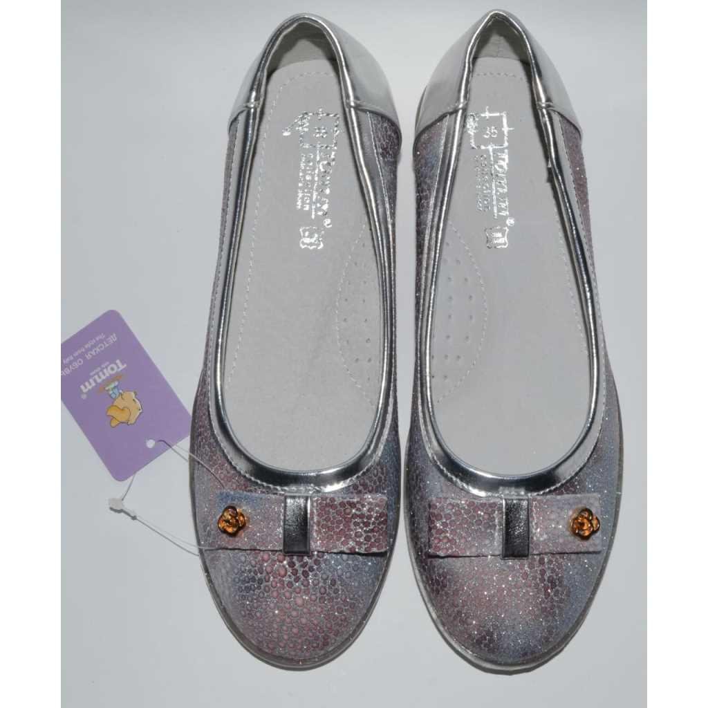 Туфлі для дівчинки Tom.m 105-3043-26 р. 34 22,5 см Білий/Рожевий (105-3043-26-34) - фото 6
