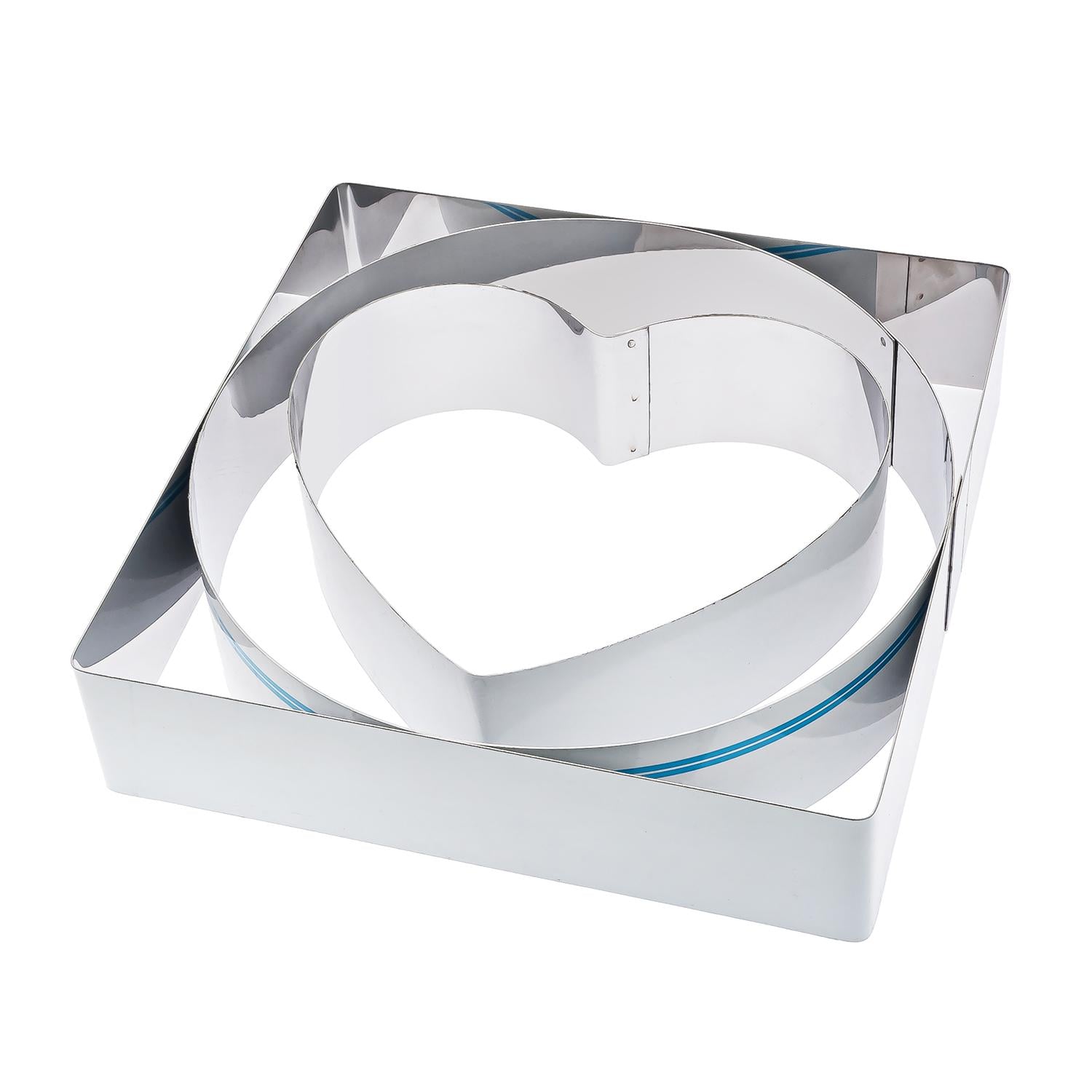 Набор кухонных форм для выпечки и сборки салатов и тортов 20х20х5 см (2061078223)