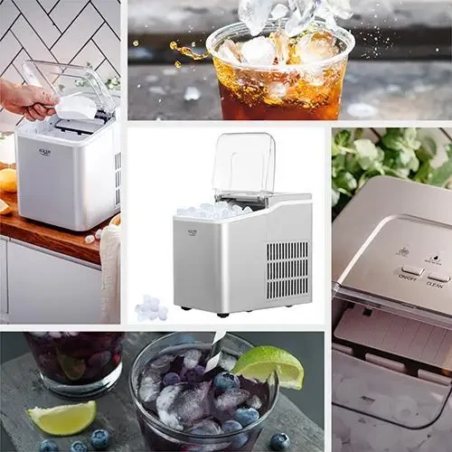 Льодогенератор Adler AD 8086 до 12 кг льоду за добу автоочищення індикатори 100 Вт (27920854) - фото 8 Льодогенератор Adler AD 8086 до 12 кг льоду за добу автоочищення індикатори 100 Вт (27920854) - фото 8