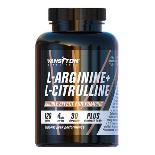 Аминокомплекс для спорта Vansiton L-Arginine with L-Citrulline 120 табл. (000026928)