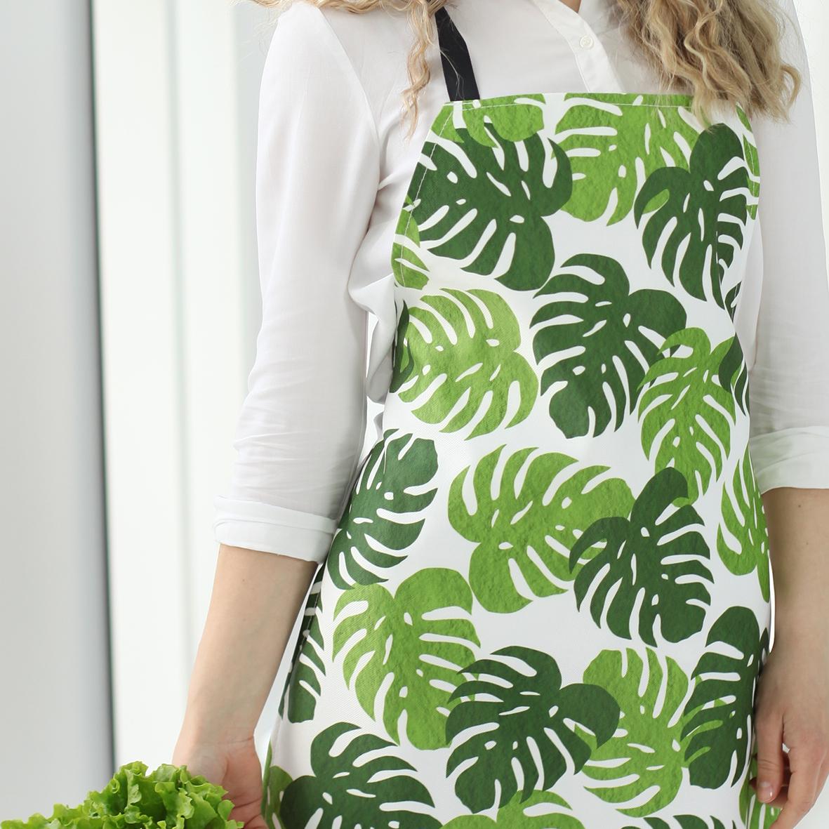 Фартук полноцветный Сolorful Листья папоротника 75х51 см (FRTC_21M012) - фото 4 Фартук полноцветный Сolorful Листья папоротника 75х51 см (FRTC_21M012) - фото 4