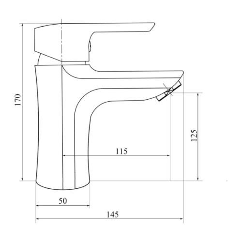 Змішувачі для умивальника Brinex 35B 001 30252BRINEX - фото 2