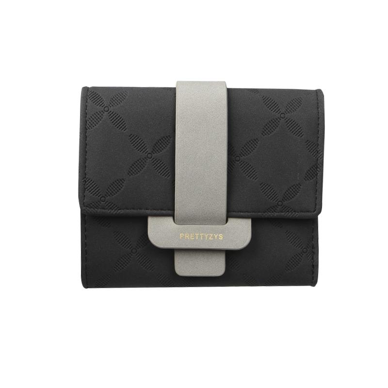 Кошелек-клатч женский Prettyzys с пряжкой Black