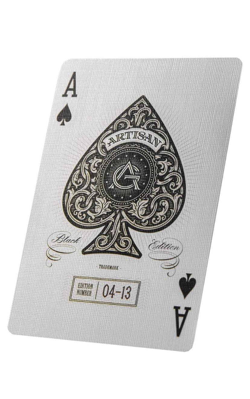 Игральные покерные карты Theory Eleven Artisan White Edition 54 карты - фото 2