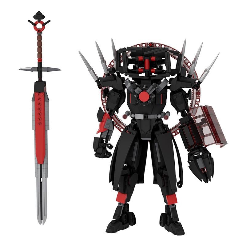 Конструктор детский Скибиди Туалет Titan TV Man Red Core Титан 721 дет. (арт EPC15109M)