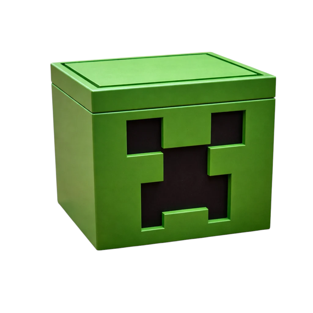 Ящик Creeper Minecraft Creeper Box 17 см