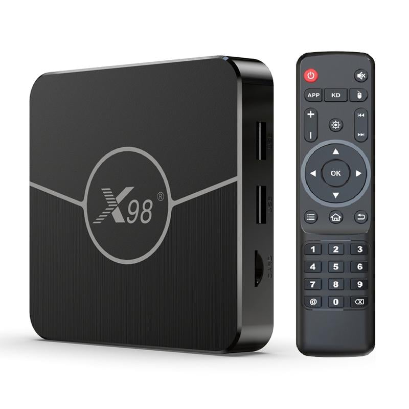 Смарт ТВ приставка X98 Plus 4/64 Гб Smart TV Box Android 11 (554-1)