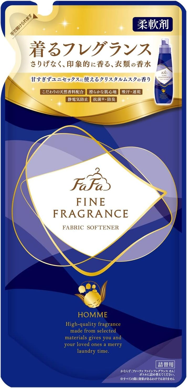 Кондиционер для белья FaFa Fine Fragrance Homme мускус и бергамот 500 мл (113555)