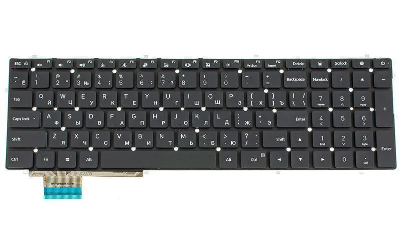 Клавиатура для ноутбука Xiaomi 15.6 TM1709 Черный (185035)