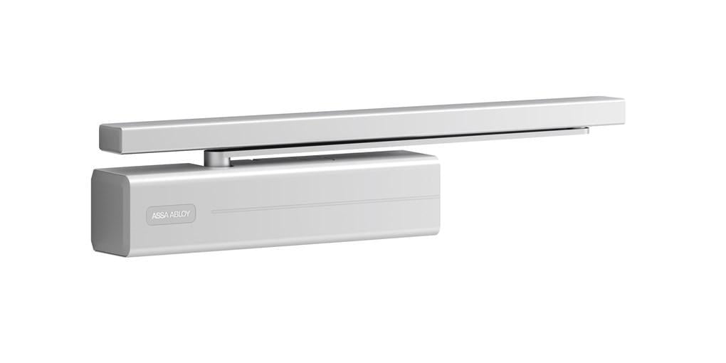 Доводчик дверной ASSA ABLOY DC340 с скользящей тягой EN 1-4 1100 мм 90 кг Серебристый