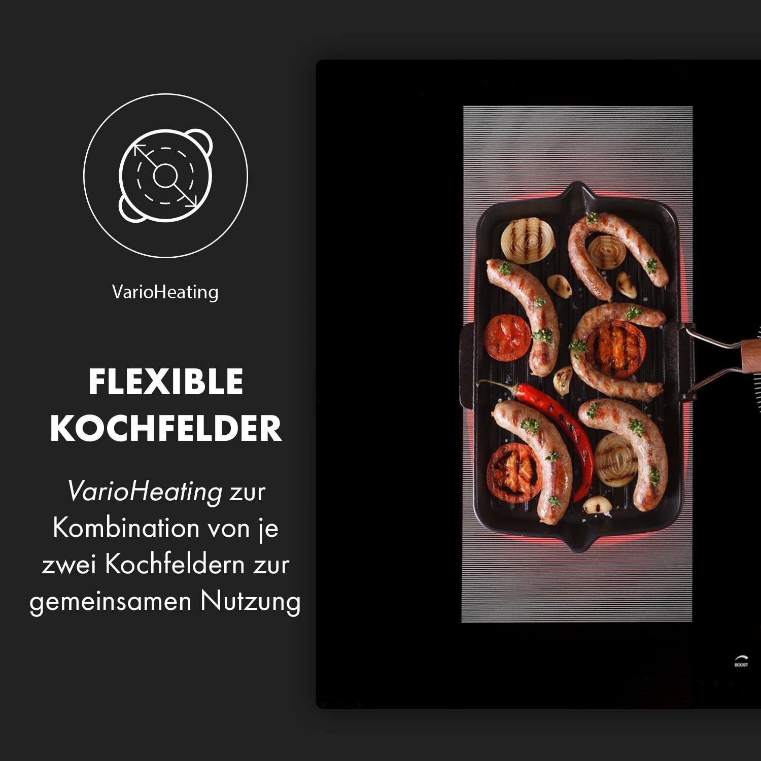 Варочная поверхность индукционная KLARSTEIN Delicatessa 90 Hybrid (10035181) - фото 9 Варочная поверхность индукционная KLARSTEIN Delicatessa 90 Hybrid (10035181) - фото 9