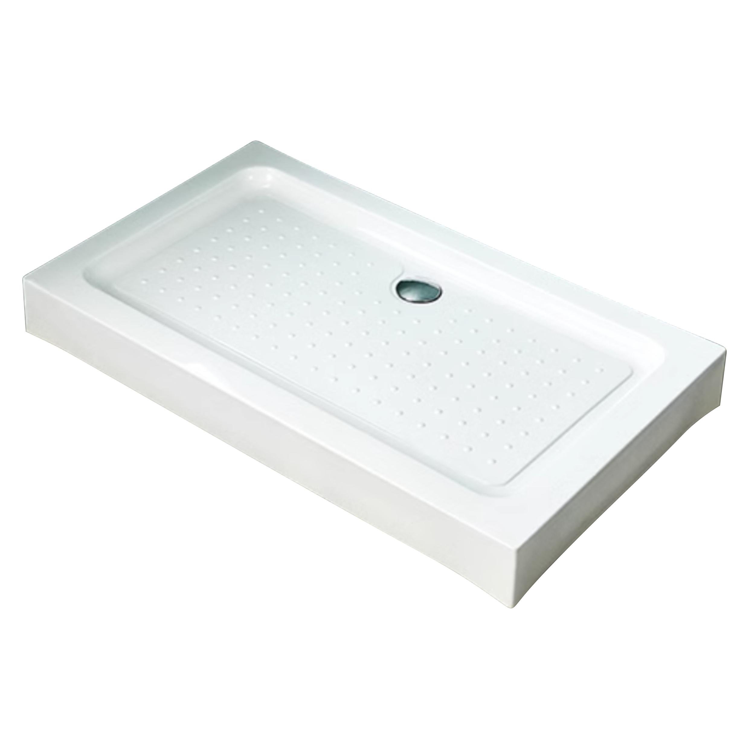 Душевой поддон прямоугольный VOLLE 4400.133007 акриловый 80x120x14 см (96782)