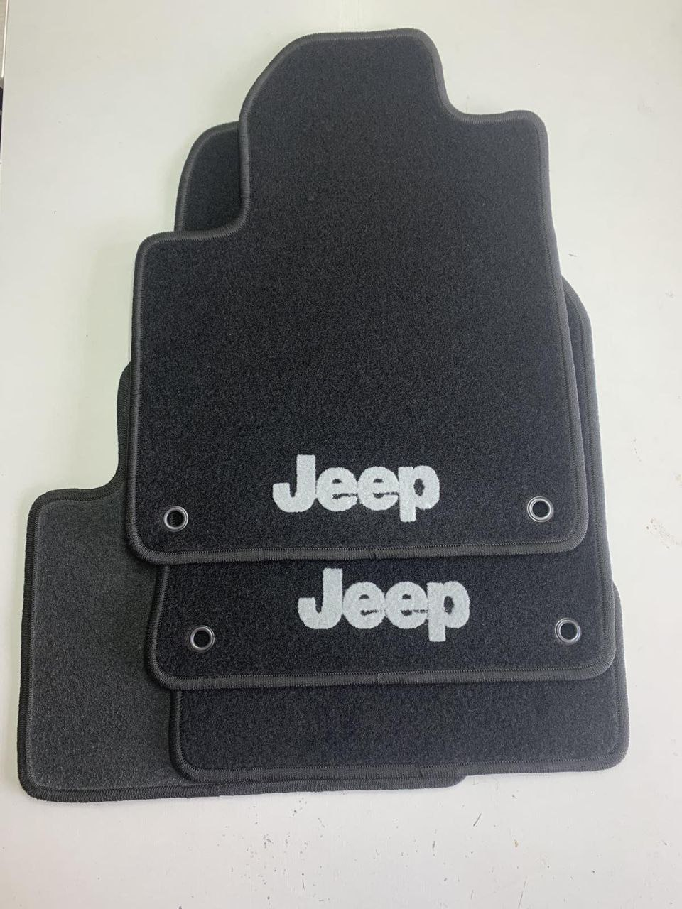 Коврики в салон ворсовые для Jeep Wrangler JL 3дв. 2017- 5 шт. Черный (27326675)