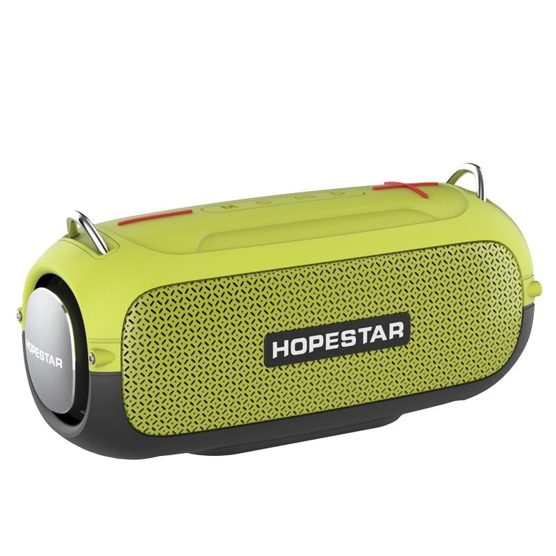 Портативна бездротова колонка Bluetooth Hopestar A41 Зелений - фото 1