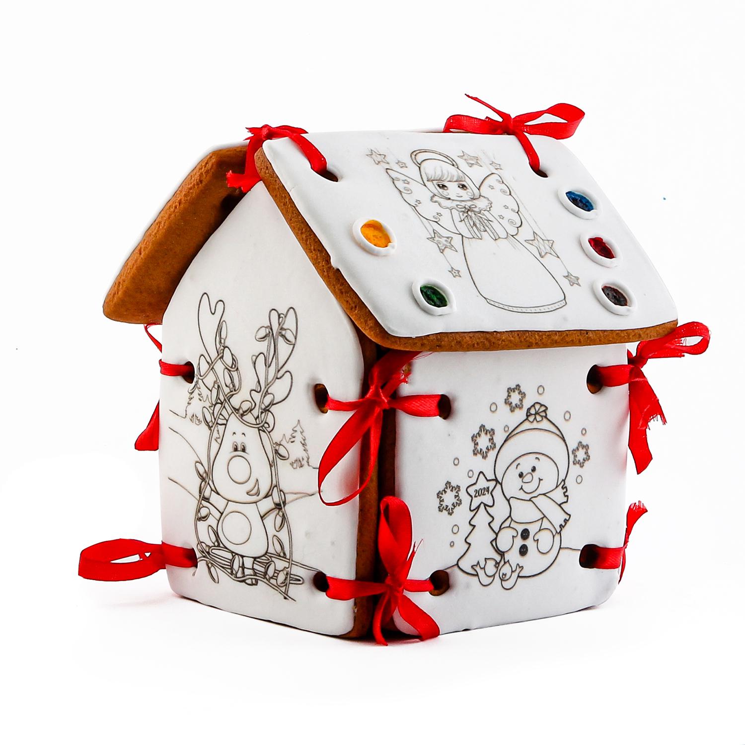 Раскраска Крафт Печиво Пряничный домик 500 г